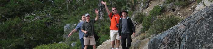 Hikers on Trail